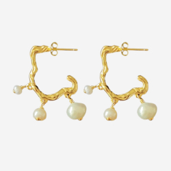 Alison reringe - Guldbelagt