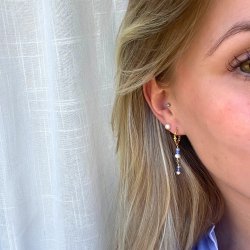 Blue dream - Guldbelagt