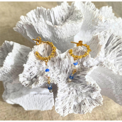 Blue dream - Guldbelagt