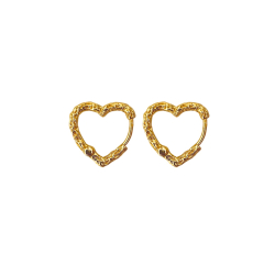 Heart hoops - Guldbelagt