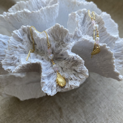 Shell rekde - Guldbelagt