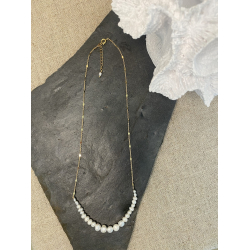 Hazel halskden - Guldbelagt