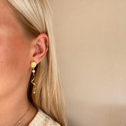 Merle reringe - Guldbelagt