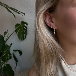 Mila �reringe - Guldbelagt