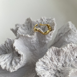 Elpis ring - Guldbelagt