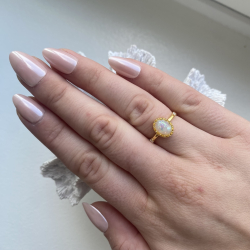 Sitara ring - Guldbelagt