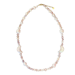 Isabella halskde - Guldbelagt