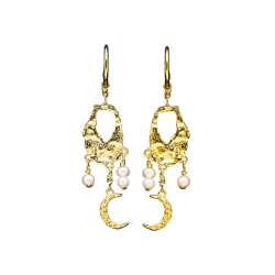 Leonora reringe - Guldbelagt