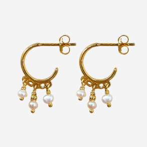 Mila �reringe - Guldbelagt