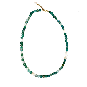 Mynte halsk�den - Guldbelagt