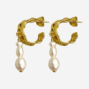 Ofelia �reringe - Guldbelagt