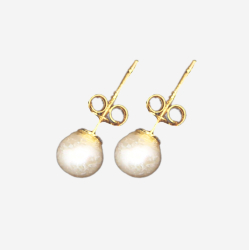 Perle reringe - Guldbelagt