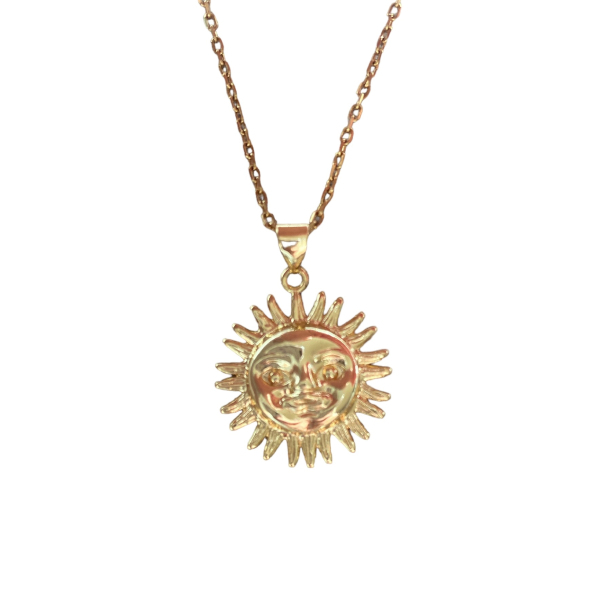 The Sun Kiss necklace - Guldbelagt