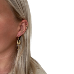 Leonora reringe - Guldbelagt