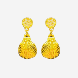 Shell reringe - Guldbelagt