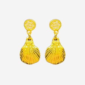 Shell �reringe - Guldbelagt